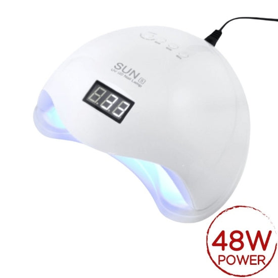 Lampa UV LED - 48W pentru Unghii, cu Temporizator si Afisaj Digital