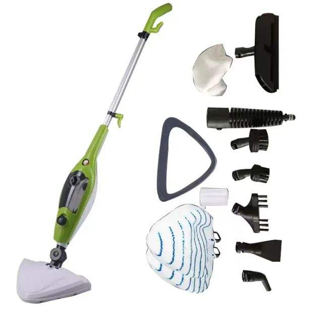 Mop cu Aburi 1500W H2O X10, Functie de Dezinfectare si Control Abur rezervor 400ml