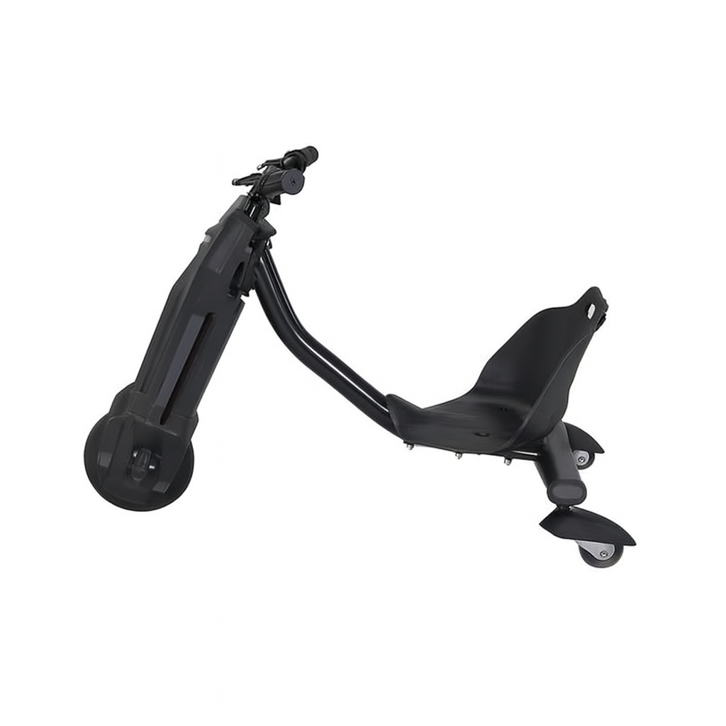 Tricicleta Electrica Drift Trike, 250W, 20 km Autonomie, Suport max. 100 kg, Negru