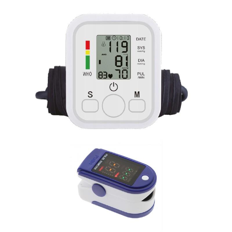 Set Tensiometru Electronic de Brat + Pulsoximetru