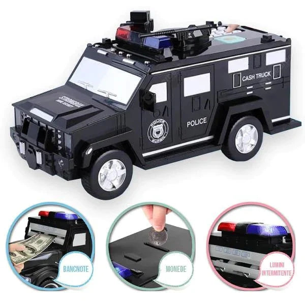Cash Truck - Pusculita Smart cu Parola si Amprenta pentru copii