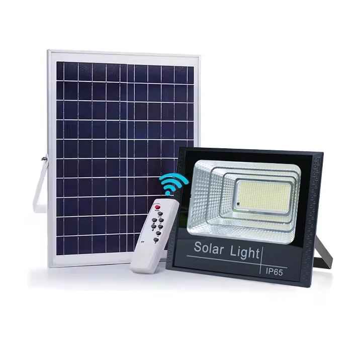 Proiector Solar Jortan 500W Exterior LED - Panou Fotovoltaic, Telecomanda, Baterie Lithium - Autonomie 12h, IP65 Rezistent