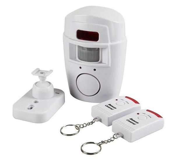 Alarma cu senzor de Miscare, Protectie completa a locuintei, 2 telecomenzi