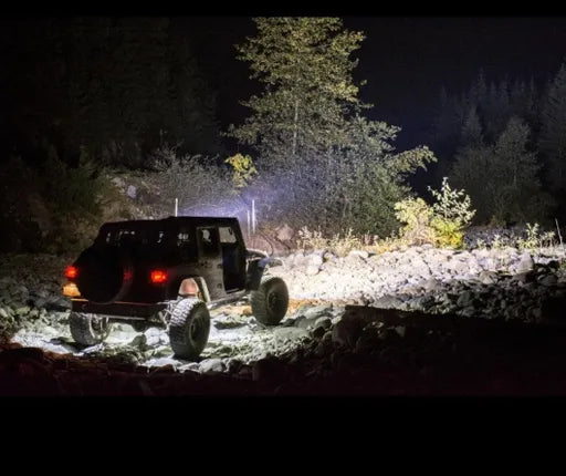 Set 4x Proiectoare LED Offroad, 1980 lumeni, 27W MRG M2708, Protecție IP 68