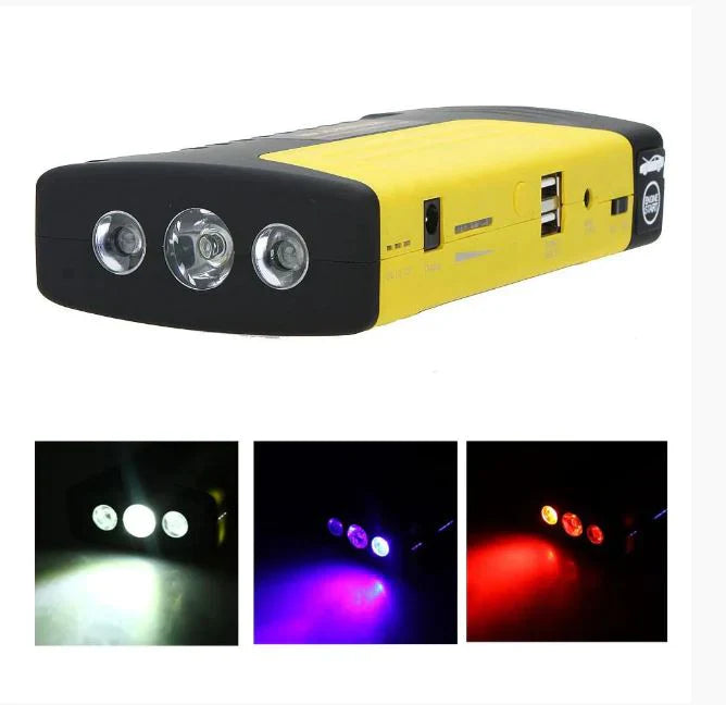 Robot Portabil de Pornire Auto, Jump-Starter cu Acumulator 60000mAh, Redresor 12V