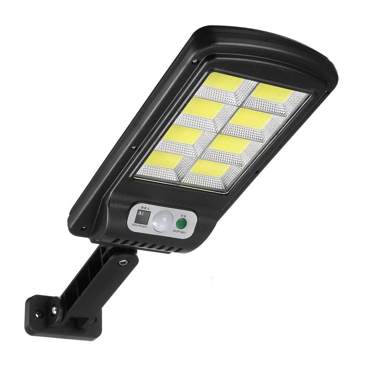 Set 3x Lampa Solara Jortan cu Senzor de Miscare - 8 Celule - 100W, 160 LED-uri COB