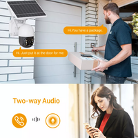 Set 3x Camere Solare 4G Dasgut, Senzor de miscare, Night Visual, cu Slot SIM, 3 Carduri 64GB Incluse