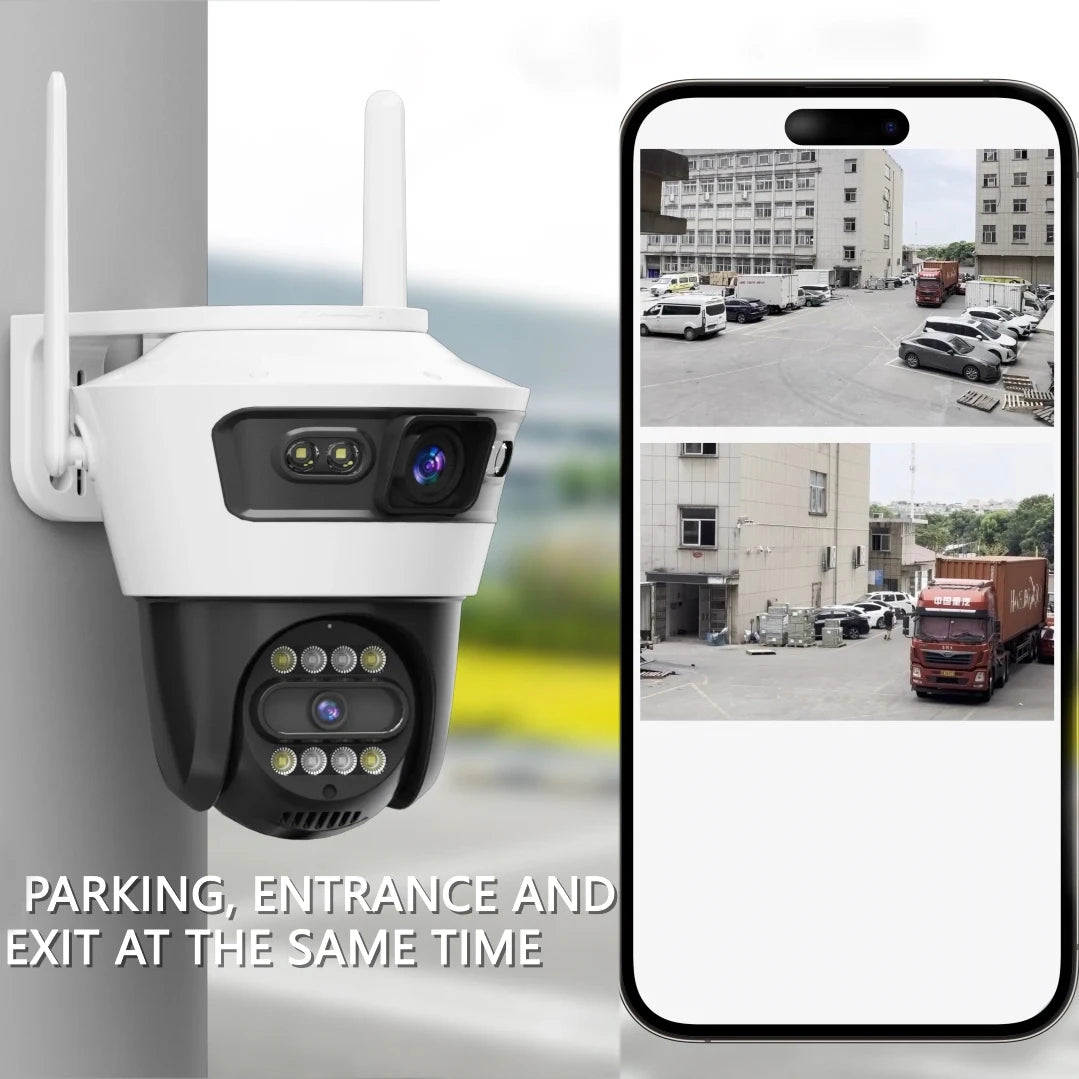 Jortan 4 Security Duo - 2 Camere Duble 6MP, WiFi-LAN, 2 Carduri de 64GB incluse