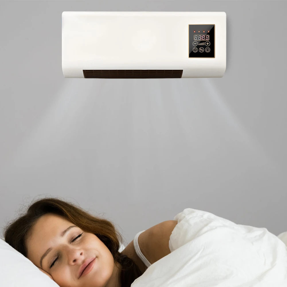 Aeroterma Portabila Incalzire/Racire, 1500W, 2in1 Montabila pe Perete sau Birou, Design Compact, Alimentare 220V, Tehnologie cu Placute Peltier