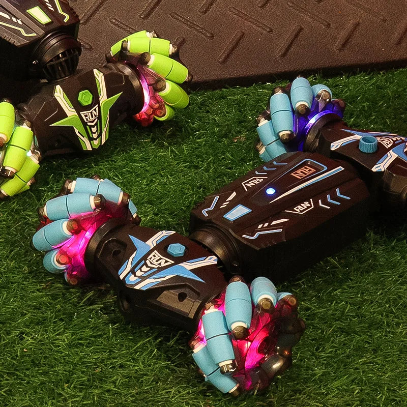 Masinuta RC Control Dual, prin Gesturi si Telecomanda, 30 km/h, Efecte de Lumini