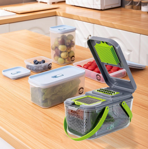 Razatoare/Feliator 6 in 1 pentru Legume, cu 22 de Accesorii VEGGIE SLICER