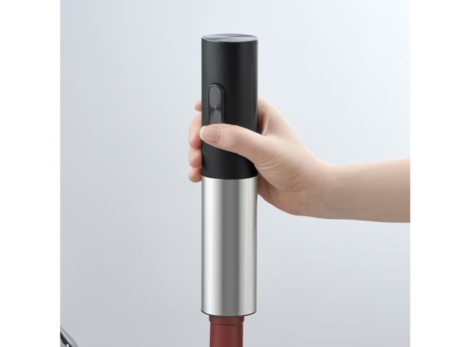 Tirbuson Electric Pentru deschis Sticlele de Vin cu Design Modern, Baterii