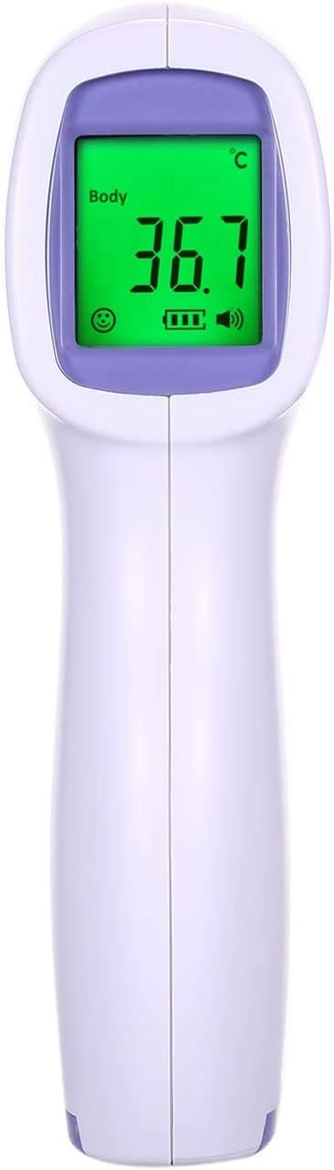 Termometru Digital Non-Contact, Display Multicolor pentru Temperatura, Masurare la 0.5 Secunde