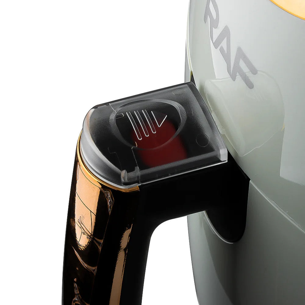 Friteuza Air Fryer RAF - Gatire fara Ulei, Capacitate 6lL, Display Touch Screen, 2400W, + SET 100 Hartii de Copt