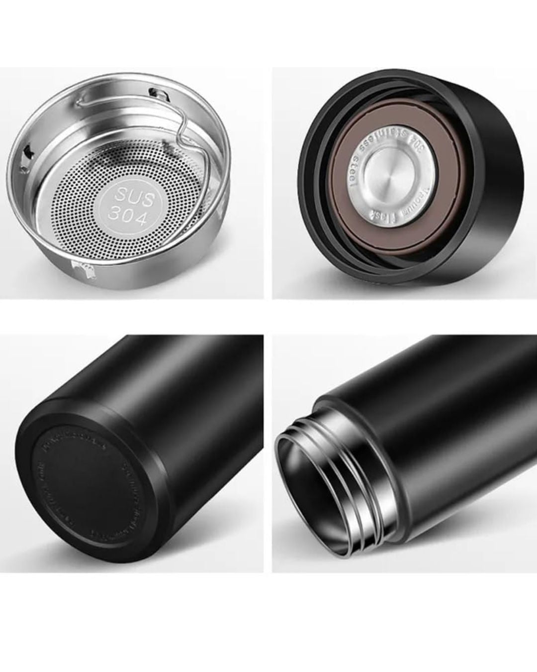 Termos Smart Digital 500ml 1/2/3 – Indicator Temperatura, Afisaj LED, Otel Inoxidabil