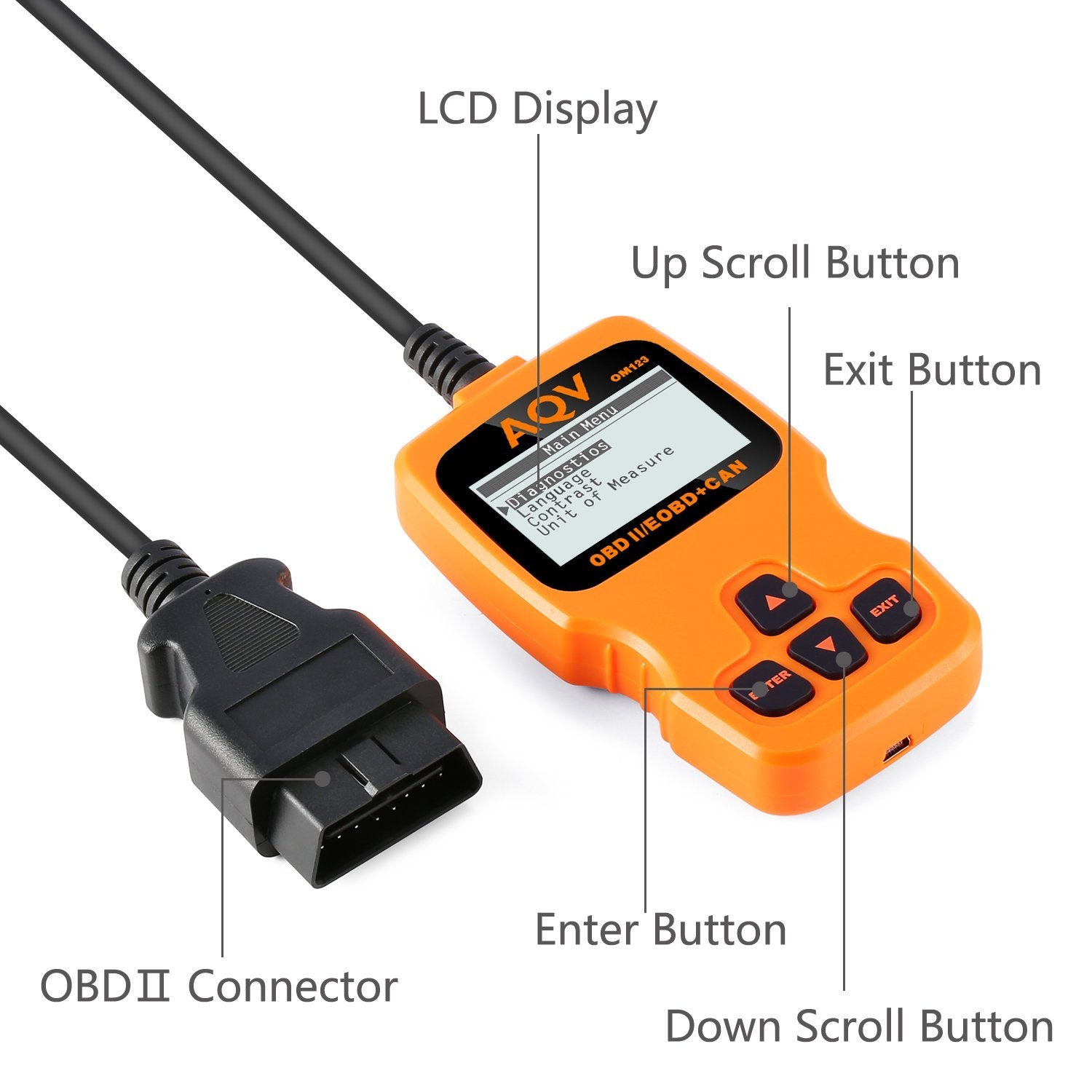 Tester Auto Multimarca Diagnoza OBD2 Scanner