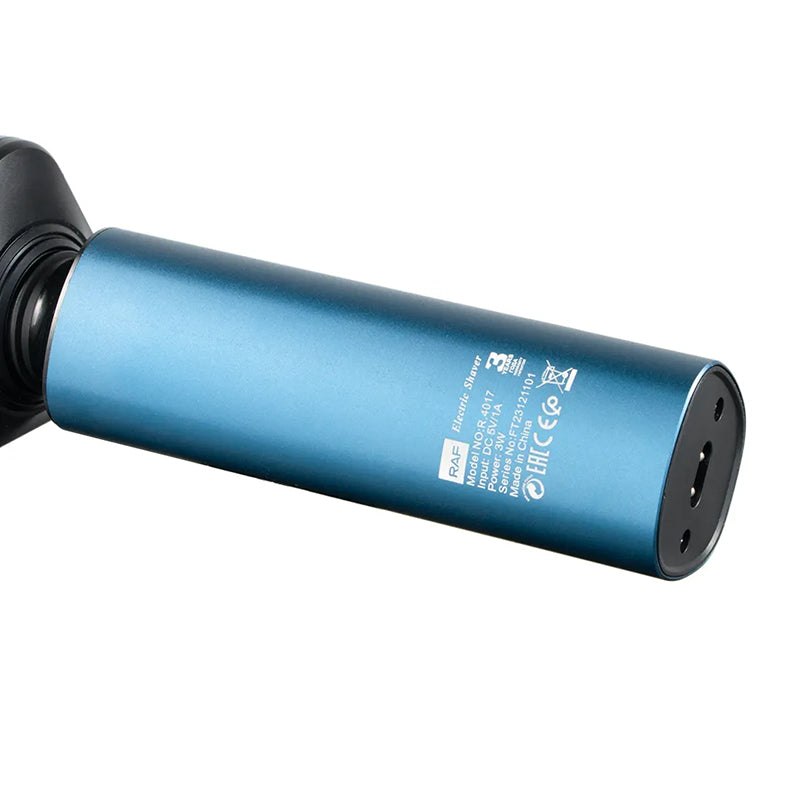 Aparat de Ras Electric RAF R.4017 – Design Portabil si Rezistent la Apa, Tehnologie cu Trei Lame