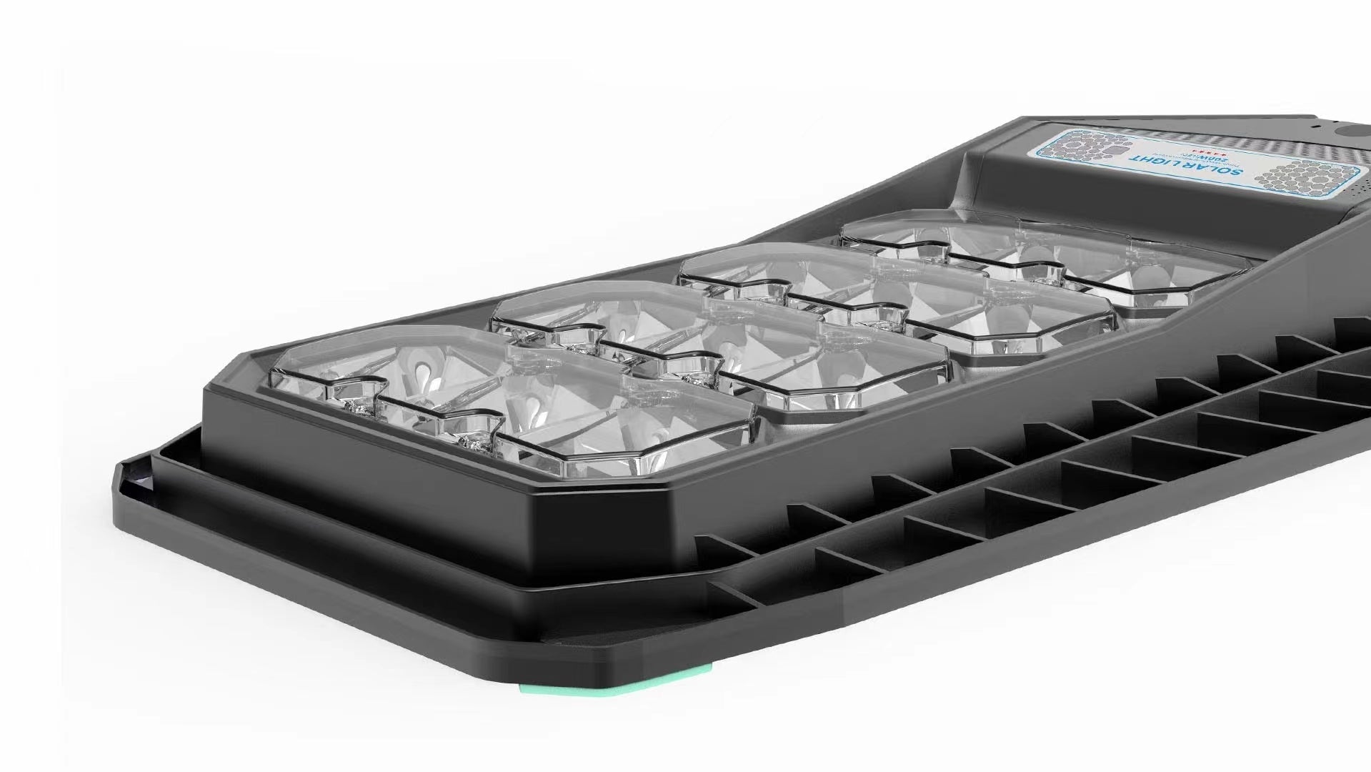 Lampa Solara Stradala Jortan 500W - Baterie 24000mAh, Control Inteligent, IP67 + Picior metalic