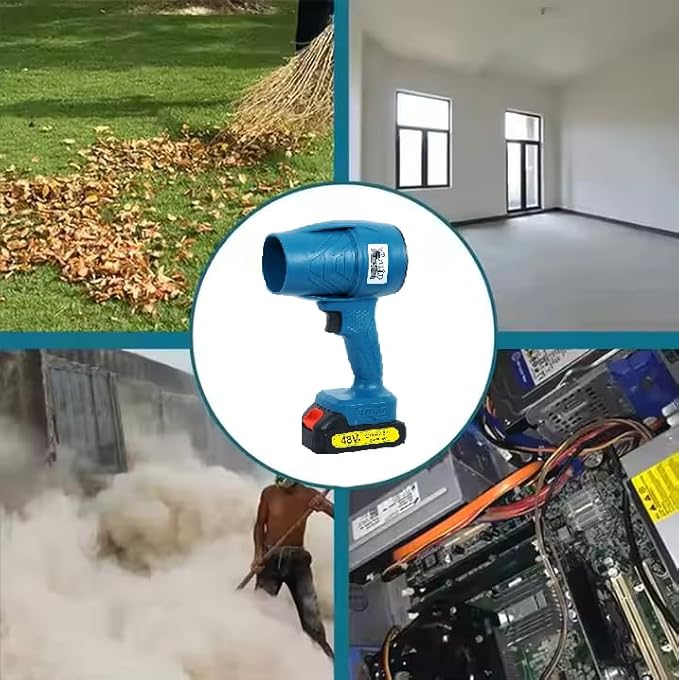 Suflanta Auto Profesionala Turboglass – Uscare Rapida si Curatare Multifunctionala, cu 2 acumulatori 48V