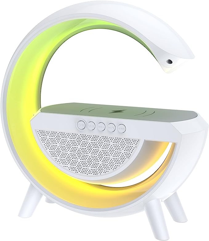 Lampa de Ambianta Wireless - Radio FM si Iluminare RGB, Redare Audio Bluetooth