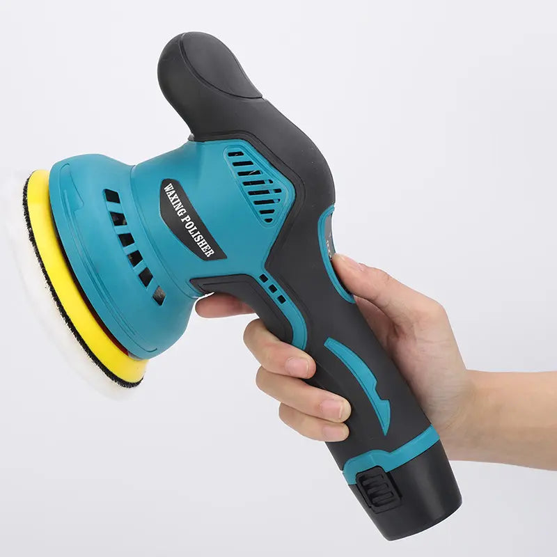 Aparat Polish Auto Evo-Shine, 2 acumulatori 12V, Fara fir, 8 Viteze, Portabil, 2500-5000 Rpm