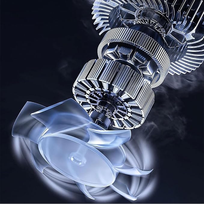 Suflanta Auto Profesionala Turboglass – Uscare Rapida si Curatare Multifunctionala, cu 2 acumulatori 48V