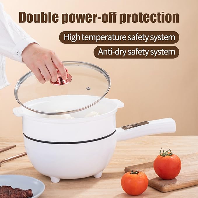 Tigaie Electrica 26cm Migas, cu Panou de Control Inteligent, 3L Capacitate, Protectie Termica