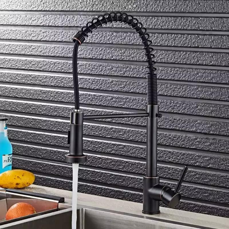 Baterie Chiuveta Flexibila, cu Pipa Inalta si Cartus Ceramic – 2 Functii de Dus