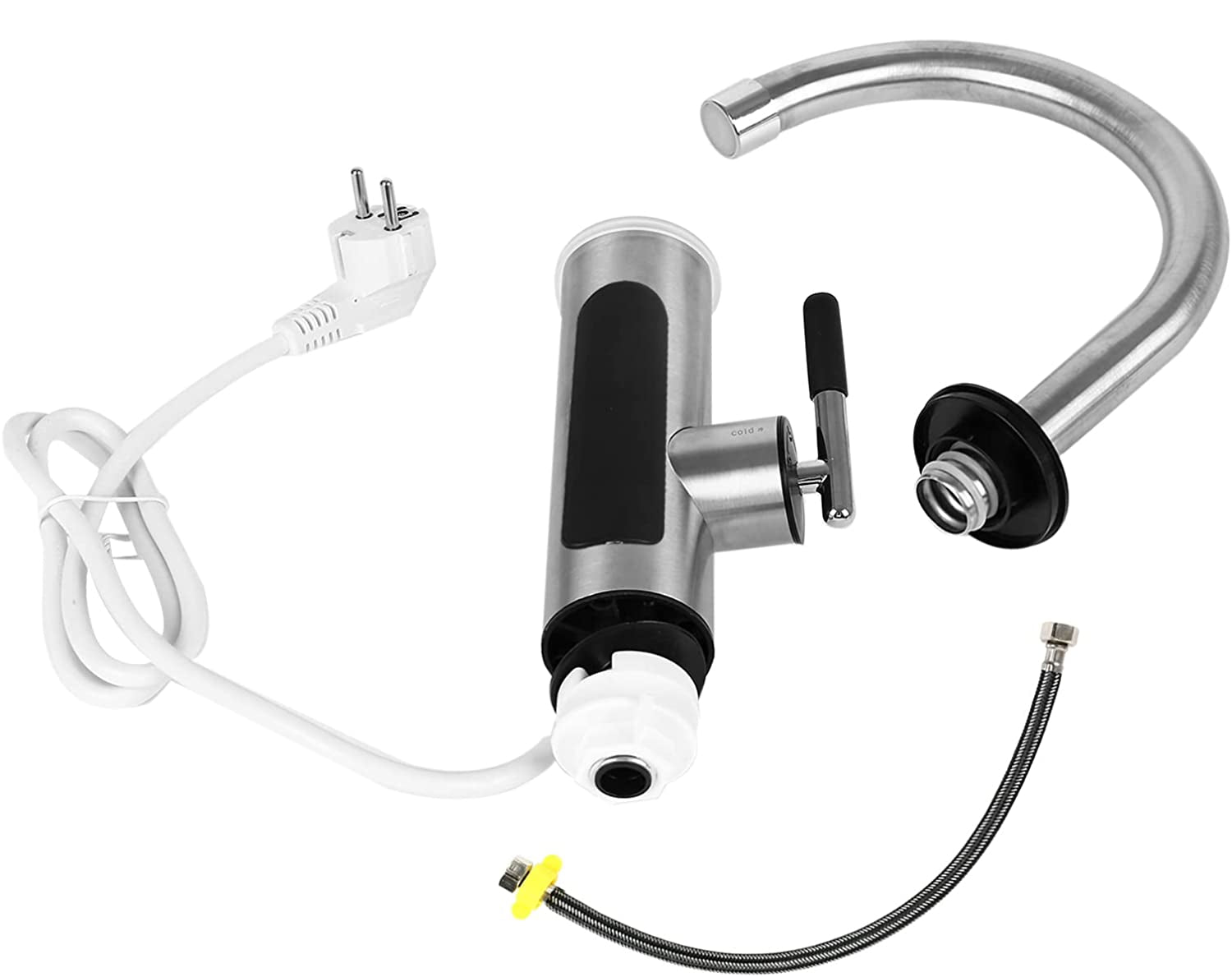 Robinet Instant Apa Calda, IPX4, 360° rotire 3000W, FutureKitchen,