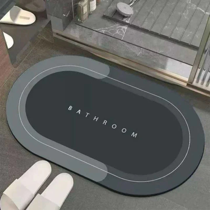 Covoras Absorbant pentru Baie 87x57 cm - Uscare Rapida si Antiderapant