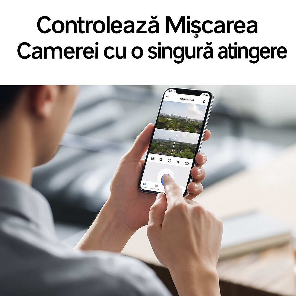 Lampa Stradala 450W cu Camera Tripla - V380Pro 12MP, Panou Solar, Slot SIM 4G, Card 32GB Inclus