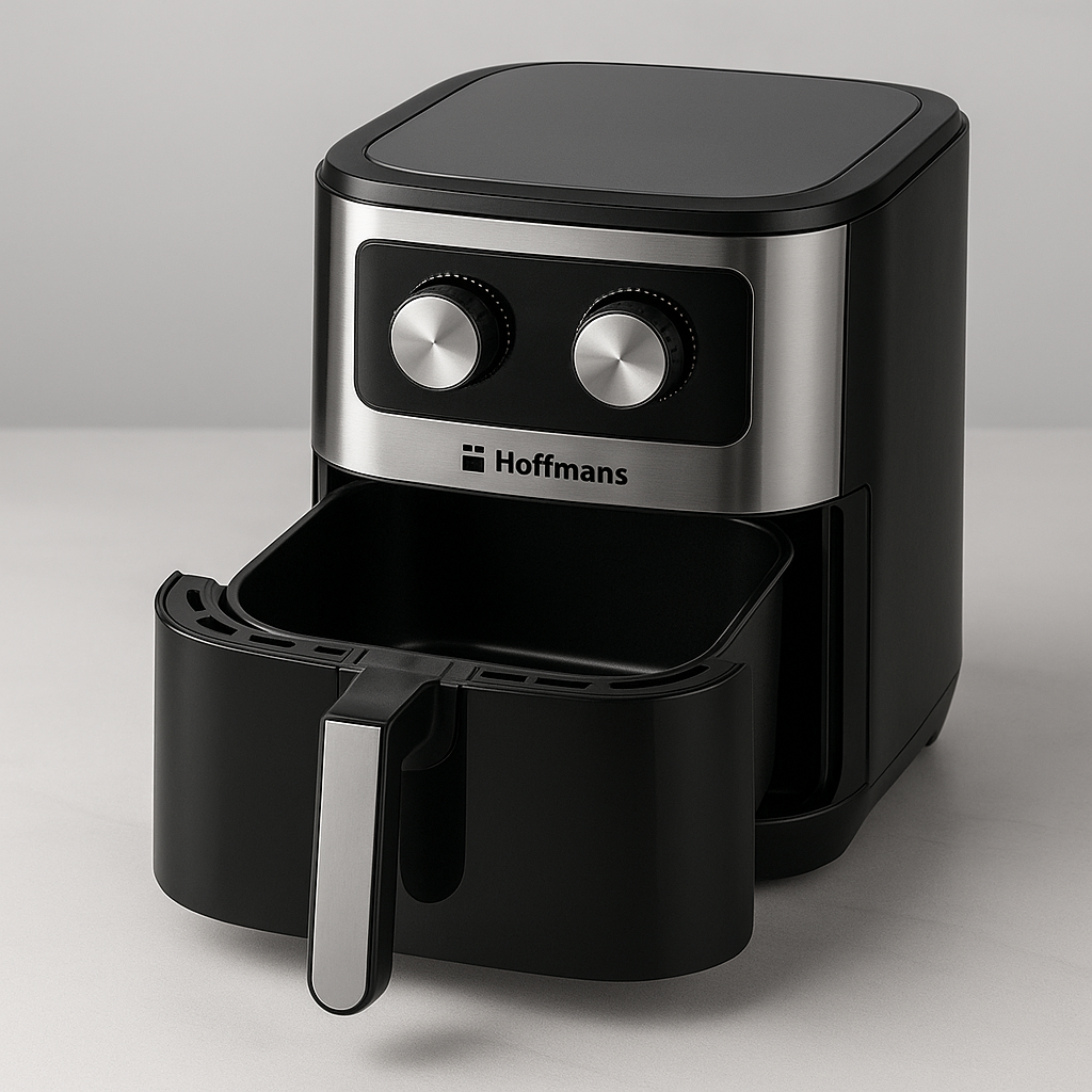 Air Fryer Hoffmans 12L, Putere 2400W, Temperatura 80-200°C, Panou de Control Digital