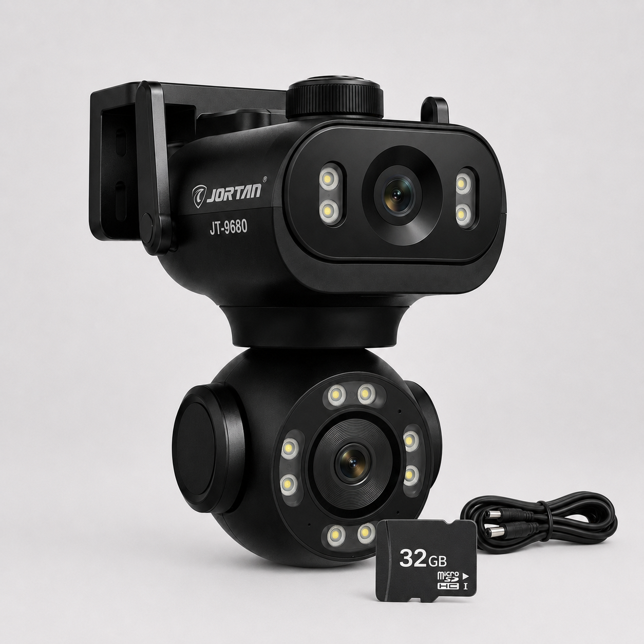Camera Supraveghere WiFi JORTAN JT-9680 6MP + Card 32GB + Cablu 5m Cadou