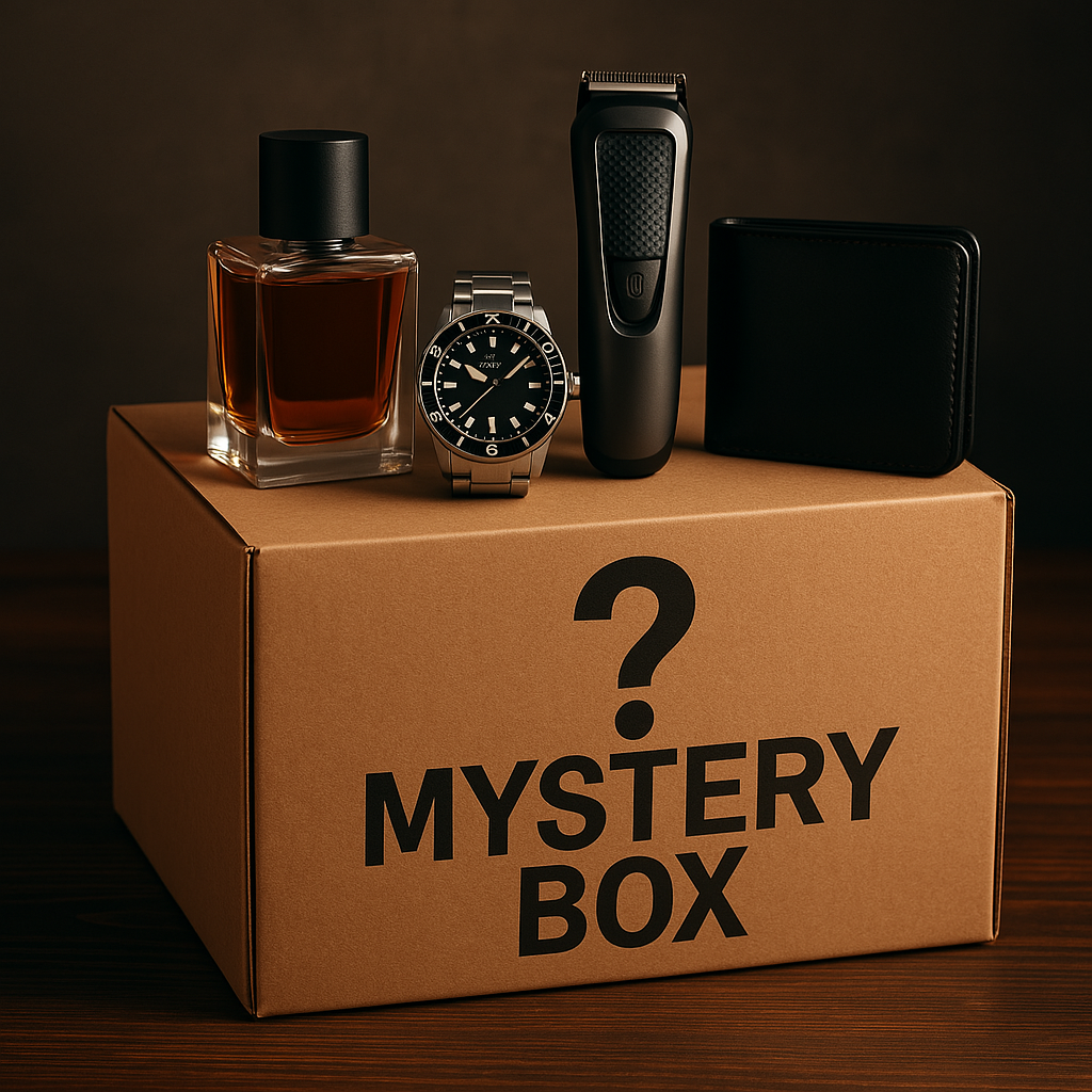 Mystery Box cu Surprize pentru Barbati
