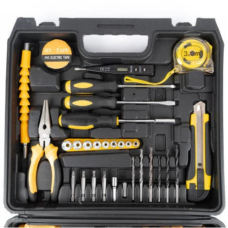 Bormasina Electrica Autofiletanta, 48V Cu Percutie, 2 Acumulatori, Incarcator Si Set 24 Accesorii