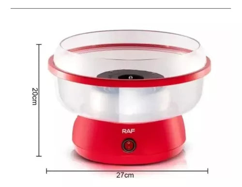 Aparat de Vata de Zahar RAF, Compact 20x27CM, Putere 500W,