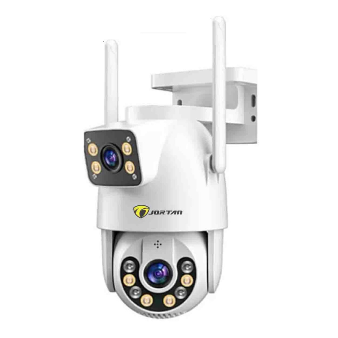 Set 3 Camere Supraveghere Jortan Wi-Fi/LAN 9697QJ, 6MP Total, PTZ, Vizualizare Color Nocturna, 3x Carduri microSD 32GB