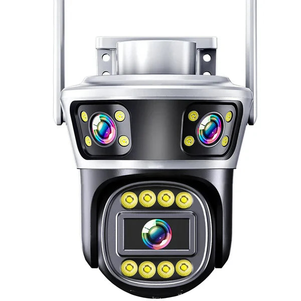 Camera Wireless Tripla AI - WiFi Jortan, 9MP, Night Vision, IP66, Audio Bidirectional, CARD 32GB Inclus