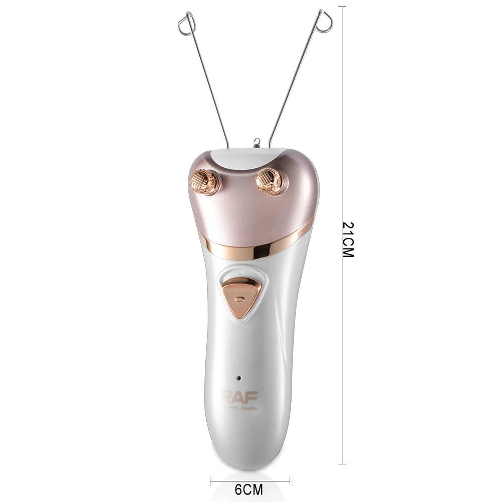 Epilator Electric cu Fir de Ata, Epilare Faciala Naturala, Fara Chimicale, RAF R.4029
