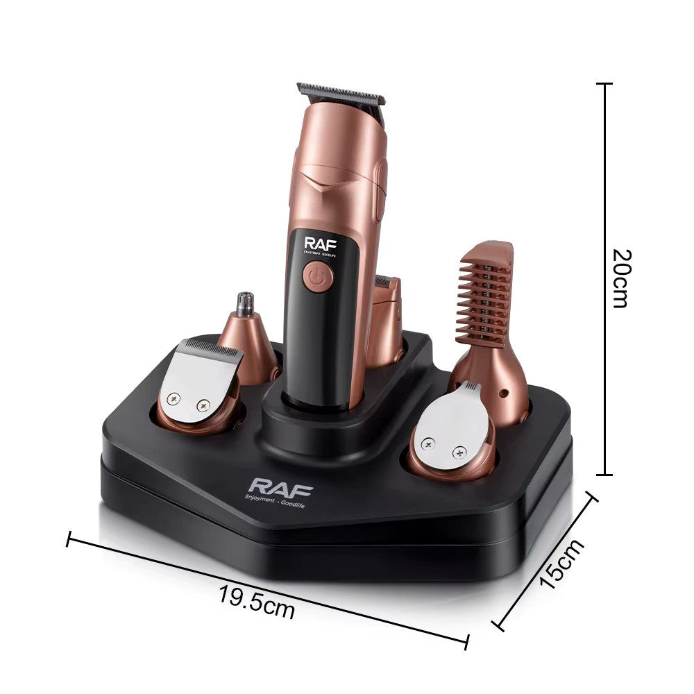 Set Profesional de Tuns si Ingrijire – 19 in 1, RAF R.4021, Lame din Otel Inoxidabil, Incarcare USB