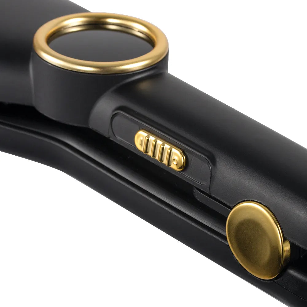 Ondulator Par RAF R0411, 35W, Control digital, Placi Ceramice, 29x6cm, Negru-auriu