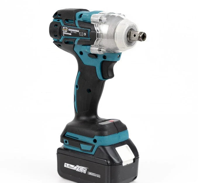 Cheie de Impact Dasgut - Masina de Insurubat, 380Nm, Adaptor Makita, 2 Acumulatori 48V, Valiza inclusa