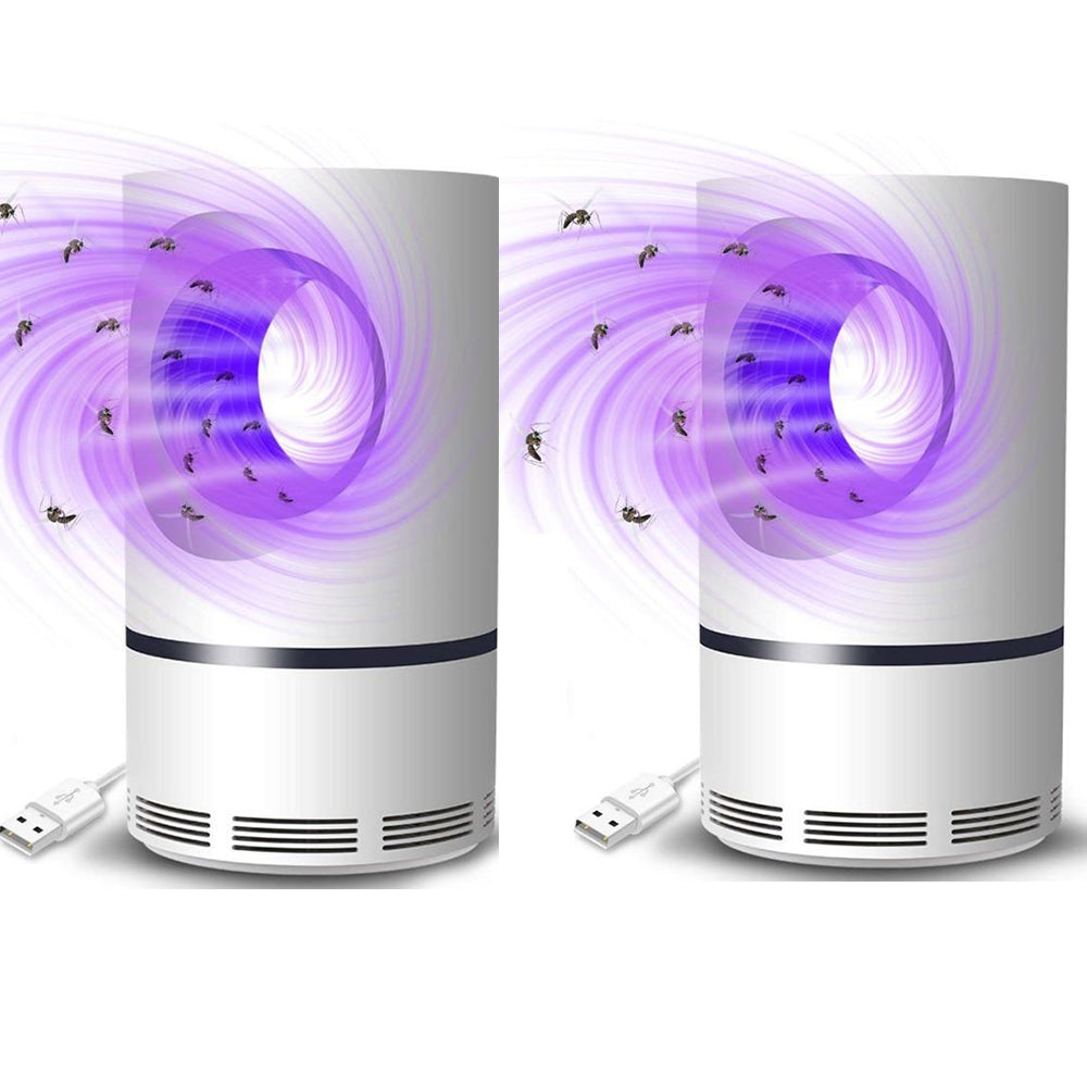 Set 2x Lampa UV Aparat Anti-Insecte cu mod de Aspirare