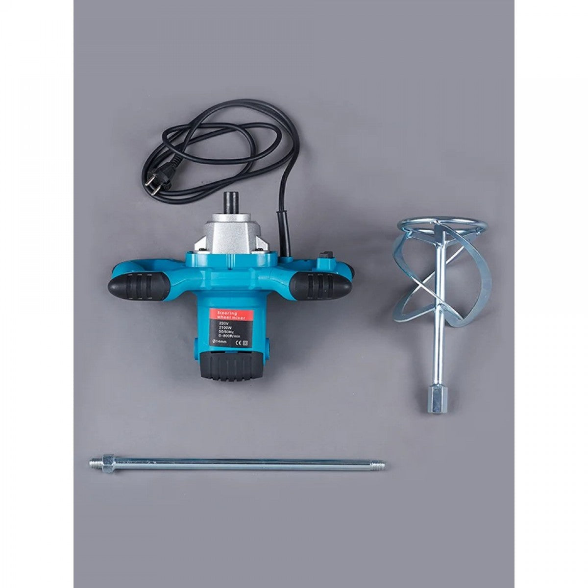 Mixer Electric 2100W EasyMixx, 6 Viteze, Vopsea si Furaje, Maner Ergonomic, pentru Mortar,