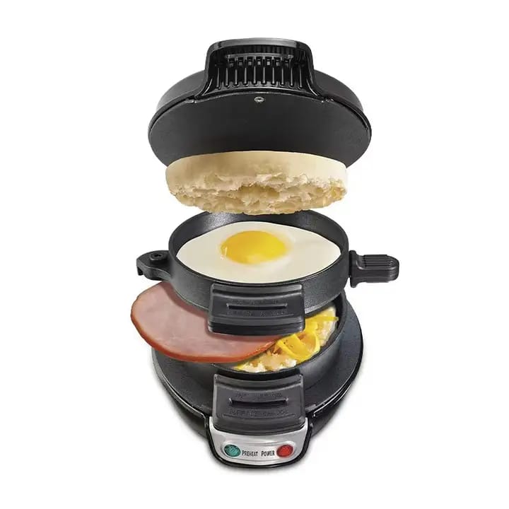 Aparat de Burgeri R.666, 800W, 180CM, Sandvisuri Usor de facut, Mic Dejun Rapid,