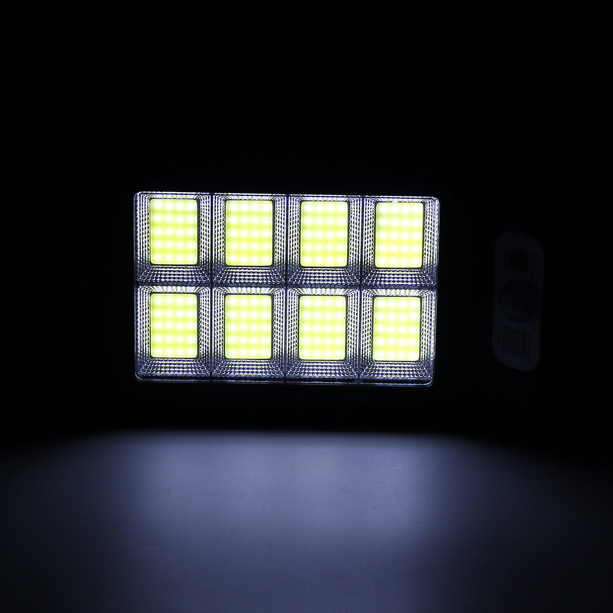 Set 4x Lampa Solara Jortan cu Senzor de Miscare - 8 Celule - 100W, 160 LED-uri COB