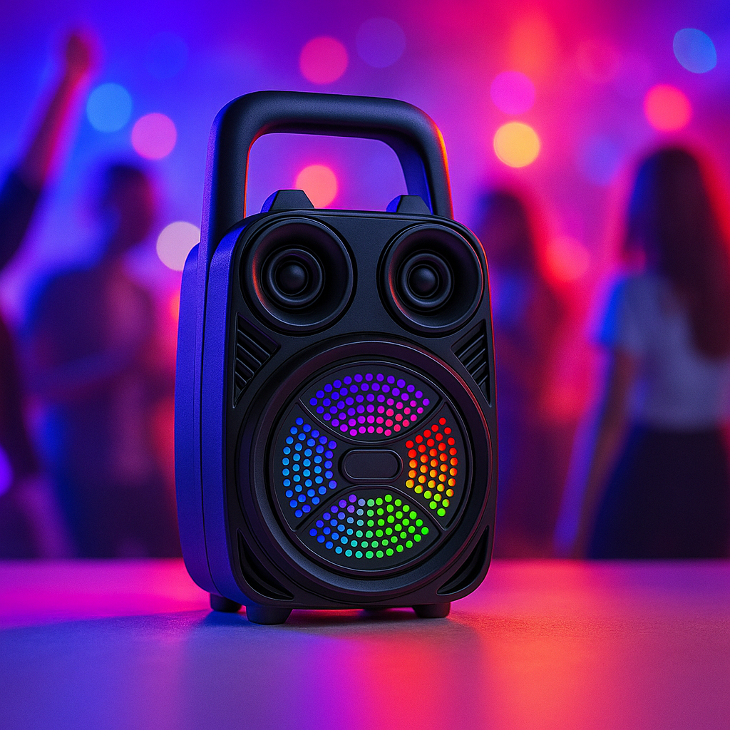 Boxa Bluetooth Portabila LM-S365/LM-S363, cu Suport Telefon, 10h Autonomie, Rezistenta IPX5, Bass Puternic