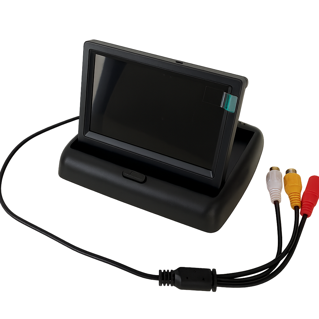 Monitor Pliabil 4.3 LCD TFT, 480×272, Intrare Duala Video, Compatibil PALNTSC