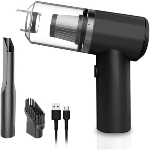 Mini-Aspirator Portabil fara fir, incarcare prin USB, 2in1