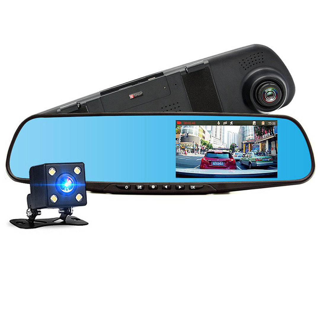 Oglinda DVR, Retrovizoare Auto cu Camera fata/spate, inregistrare Full HD